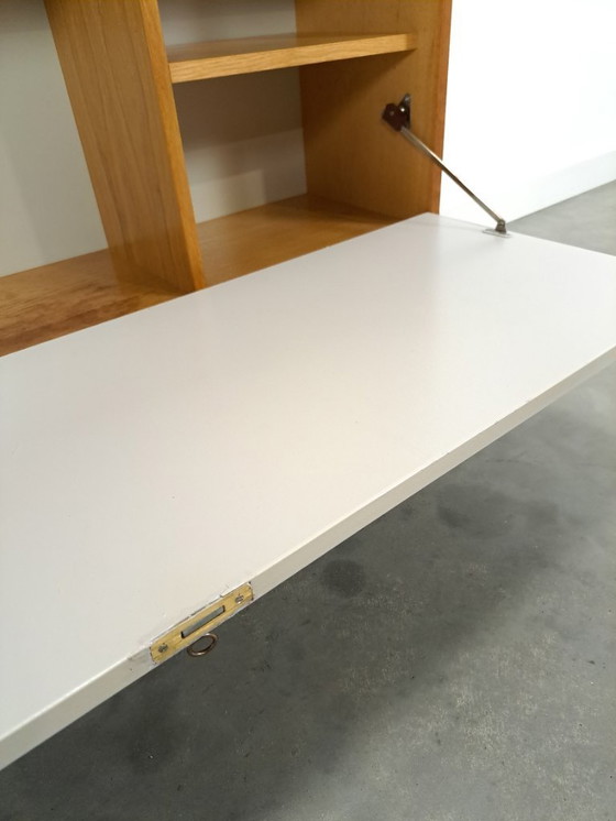 Image 1 of Danish Domino Mobler cabinet with flap door