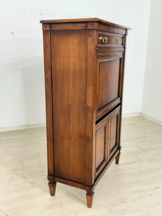 Image 1 of Prachtige Selva secretaire, houten kast, gemaakt in Italië