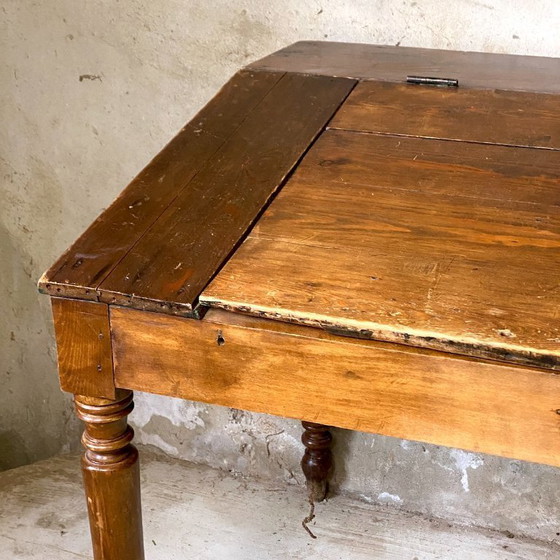 Image 1 of Bureau XIXème siècle bois massif 