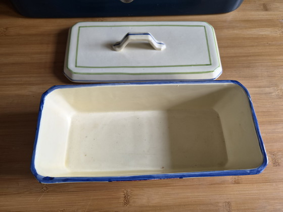 Image 1 of Zeldzame Art Deco Terrine SMF Schramberg – Decor 3710 – Bauhaus Stijl – ca. 1930