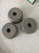 3 portavelas Piet Hein Eek de cerámica gris