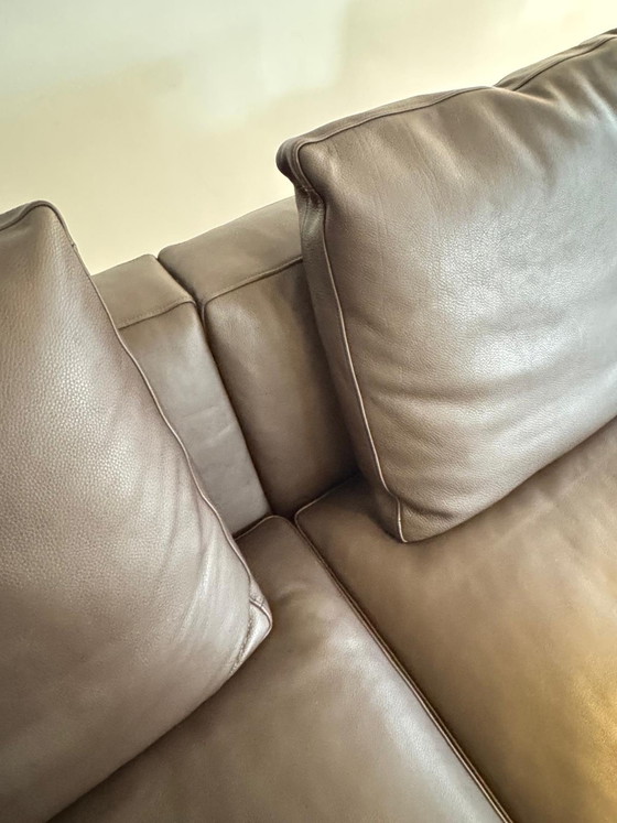 Image 1 of Flexform Flexform Zeno 5 plazas Cuero Premium Testa di Moro LP € 22.000