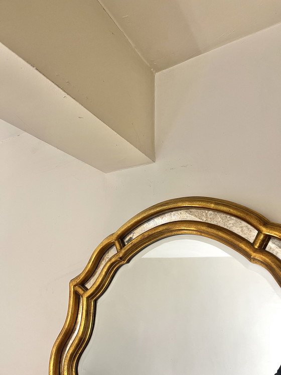 Image 1 of Vintage arc mirror DeKnudt 116x70cm