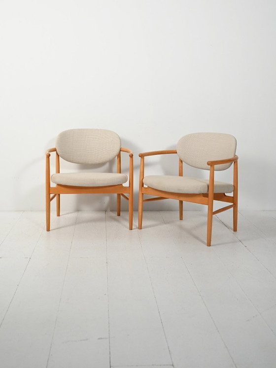Image 1 of Pair of “Pluto” armchairs by Alf Svensson