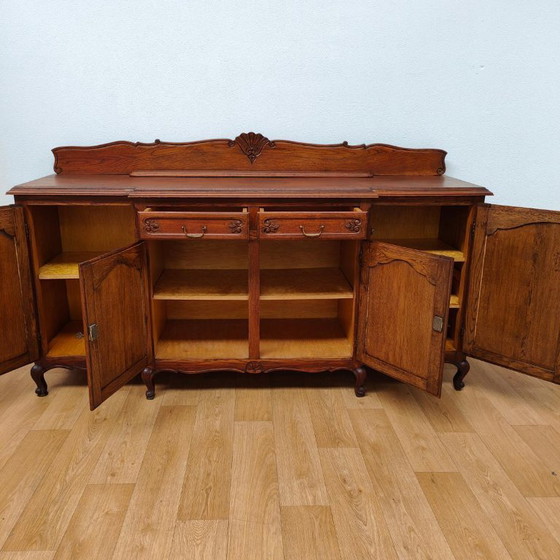 Buffet, commode, meuble mural de style Queen Anne – Buffet bas, Wood (photo 3 of 20)