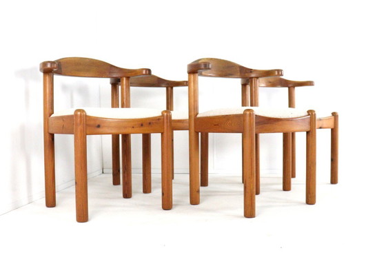 Image 1 of Set of 4 Vamdrup dining chairs vintage Danish upholstered