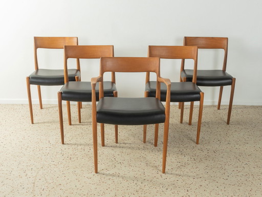 5 sedie da pranzo Nils O. Møller