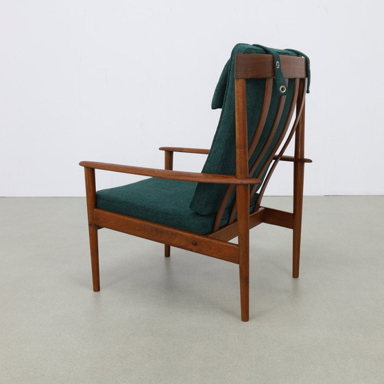 Image 1 of Fauteuil Vintage Teck Grete Jalk P. Jeppesens Møbelfabrik, 1960S