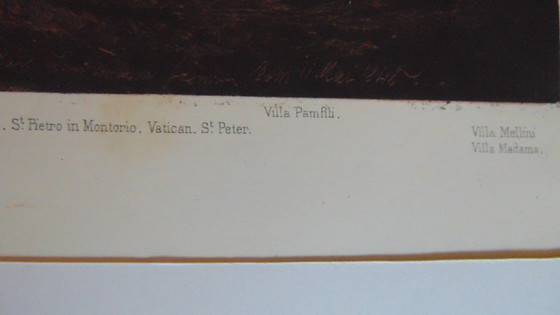 Image 1 of Karl Lindemann-Frommel (1819-1891) Lithographie Rom