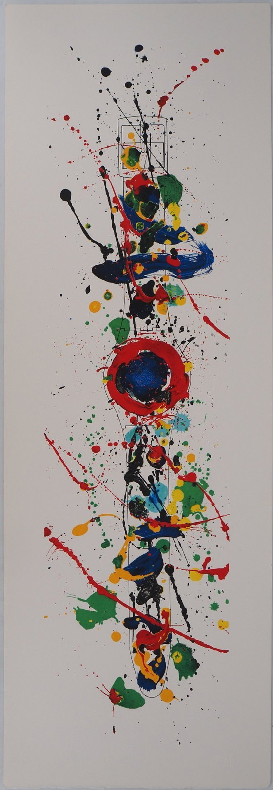 Sam FRANCIS: Armonia di colori, omaggio all'orologio, litografia originale firmata – Litografie e stampe (photo 2 of 8)