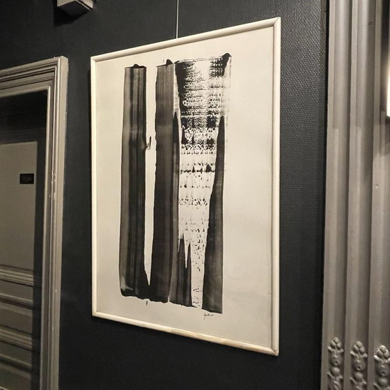 André Engels, Composition Abstraite, Techniques Mixtes sur Papier, 1964 – Peintures et dessins, Paper (photo 17 of 19)