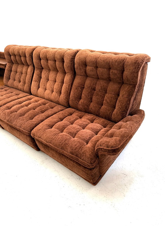 Vintage 8-piece modular sofa, Lemke ‘80 – Wood, Metal (photo 5 of 14)