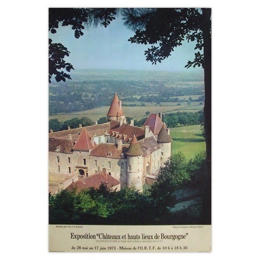 KOLLEKTIV - DRAEGER TOURISMUS Château de Bazoches en Morvan - Nièvre-Plakat 1973