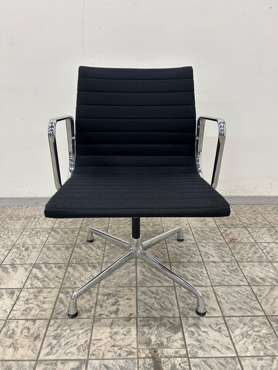 Image 1 of Vitra | Eames | Ea108 | Black Hopsak | Chrome