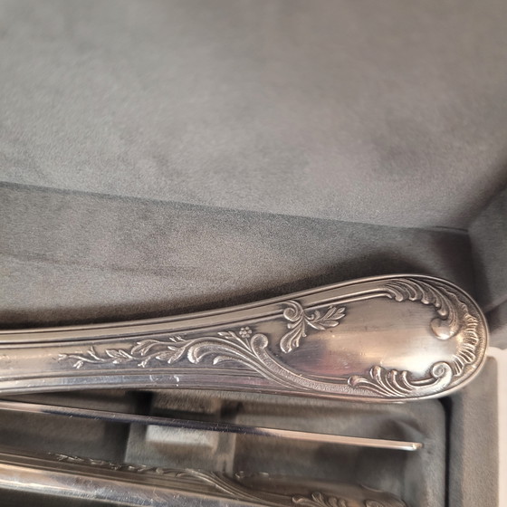 Image 1 of Cubertería “Royal Vieilli” Estilo Luis Xv, Metal Argente, S. Xx – Francia