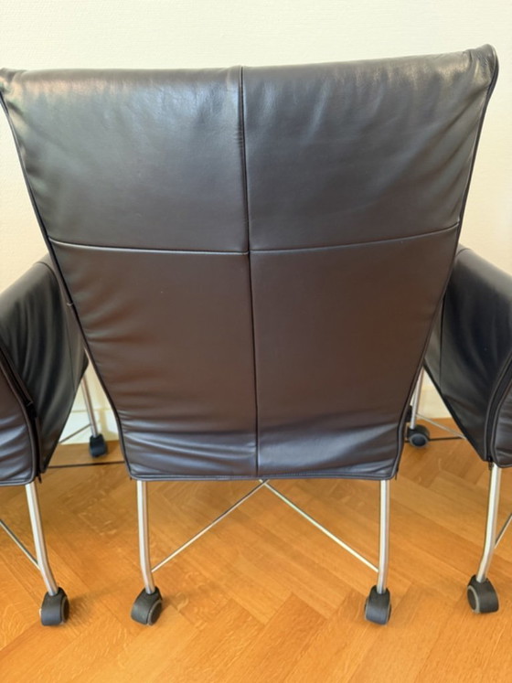 Image 1 of Montis Chaplin black dining chair 4 pieces