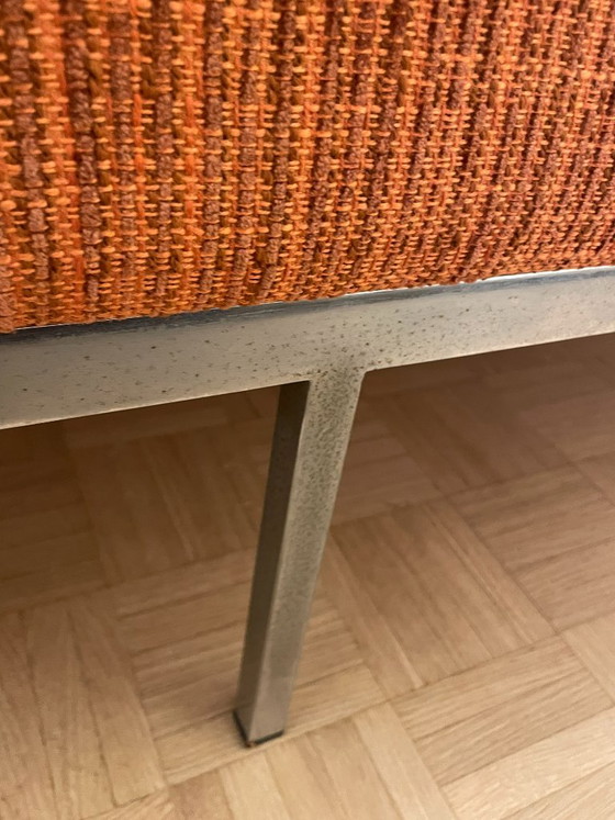 Florence Knoll Bank Couch 65a – 3-5 zitsbanken, Textiel, Chroom (photo 5 of 5)