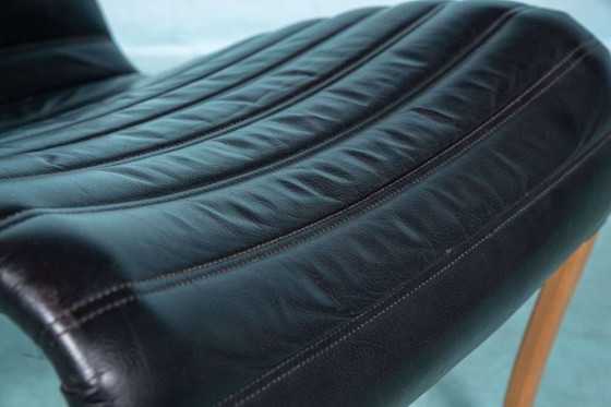 Image 1 of Design Lounge armchair & stool 70s Bruno Mathsson Pernilla