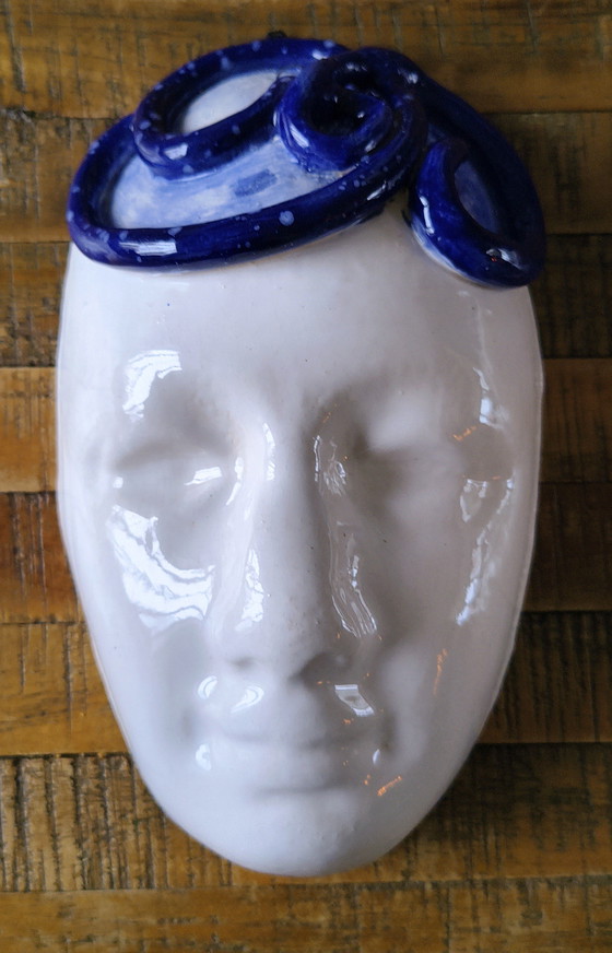 Image 1 of Ensemble de sculptures en céramique émaillée d'Italie.