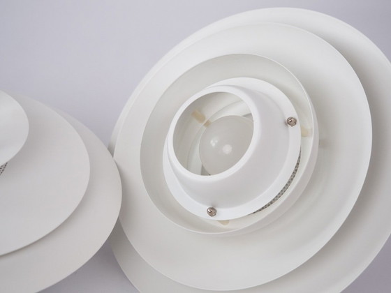 Image 1 of Pair of 2 Danish vintage lamps Verona by Kurt Wiborg, Jeka, 1980s