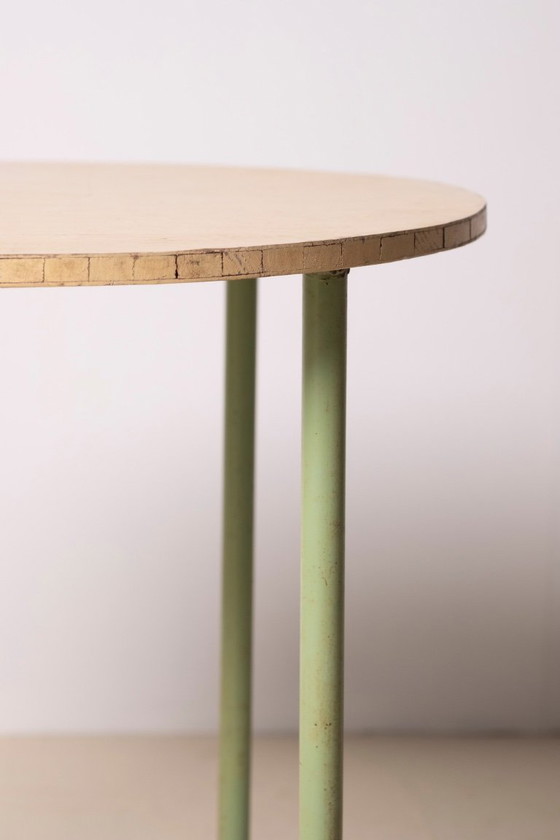 Image 1 of Vintage Pastel Bauhaus Side Table, 1930s