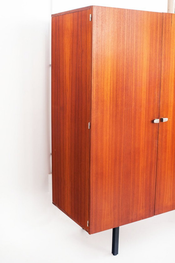 Modernist Wardrobe by Gérard Guermonprez for Magnani. France, 1950s. – Wood (photo 7 of 13)