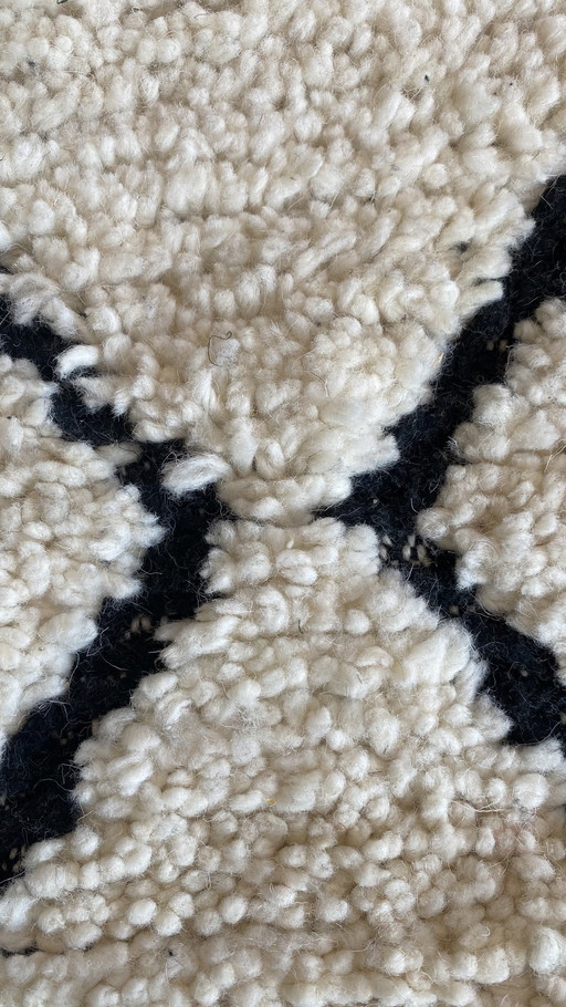 Authentiek Handgemaakt Berber Tapijt uit het Atlasgebergte – Zachte Wol & Tijdloos Marokkaans Design (298 × 195 cm)