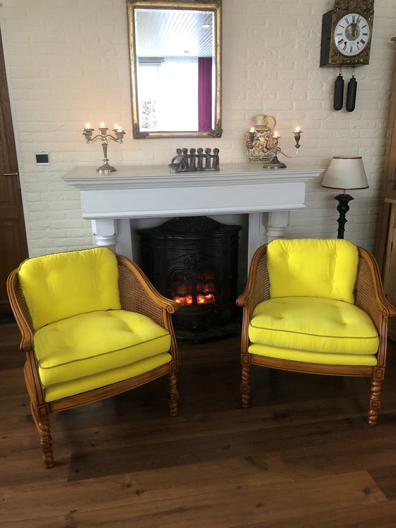 Image 1 of Zwei Giorgetti-Fauteuils aus Gurtband 