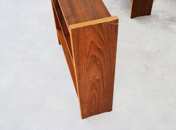 Image 1 of 2x vintage bookcases | cabinets | teak | 1960s