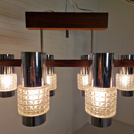 Image 1 of Vintage hanglamp 8 spots