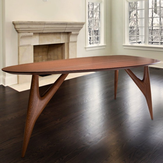 Image 1 of GREYGE TED Mahagoni-Esstisch 240 cm - Handgefertigtes Massivholz-Sapelli, italienisches Design