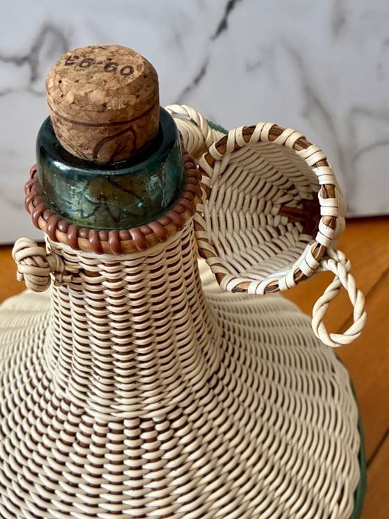 Bottiglia scoubidou vintage, 41 cm – Oggetti decorativi, Glass (photo 6 of 7)