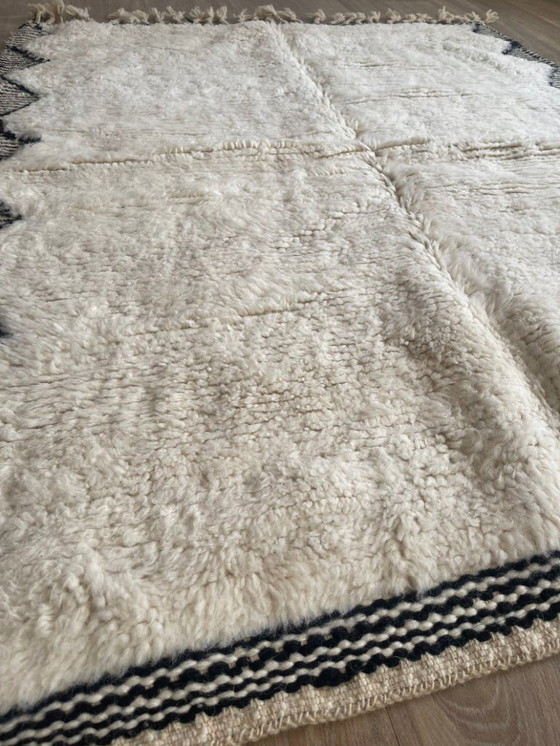Image 1 of Alfombra marroquí de lana natural, 250 cm x 150 cm