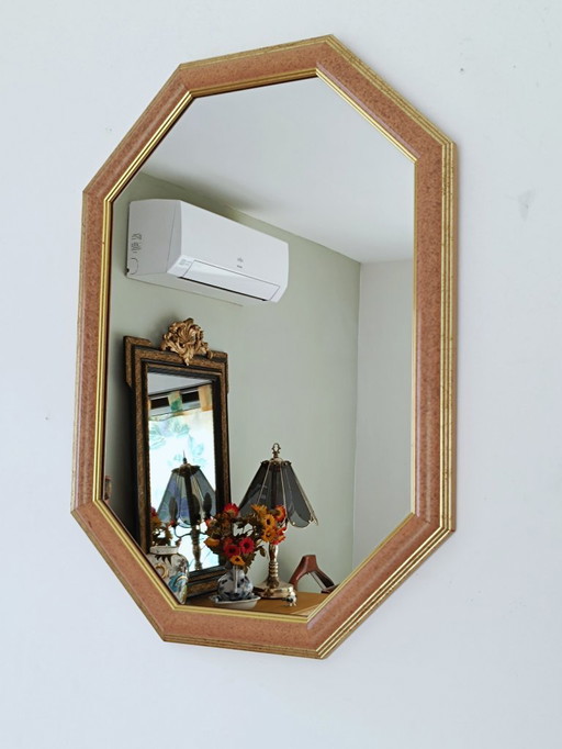 70s Octagonal Mirror