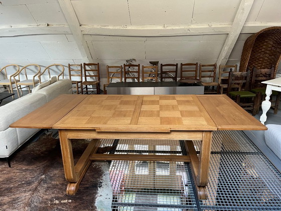 Image 1 of 1940s oak table