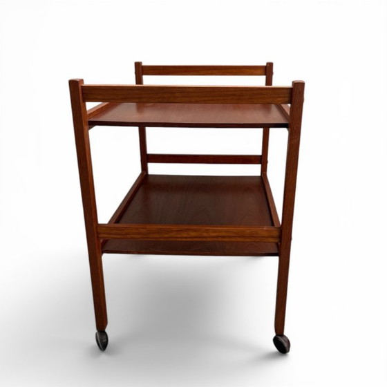 Image 1 of Vintage Deense trolley / bijzettafel, BRDR Furbo