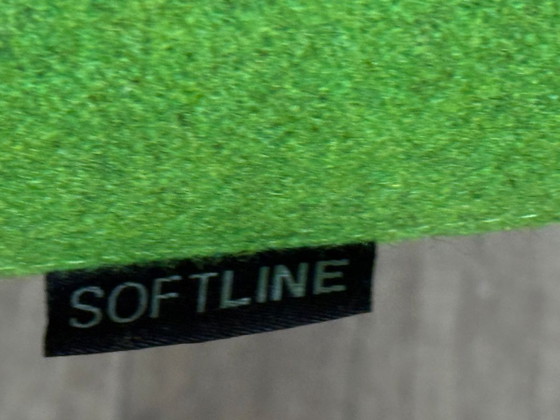 Softline Rio Pouf – Green | Busk+Hertzog – Armchairs, Textile, Chrome (photo 13 of 14)