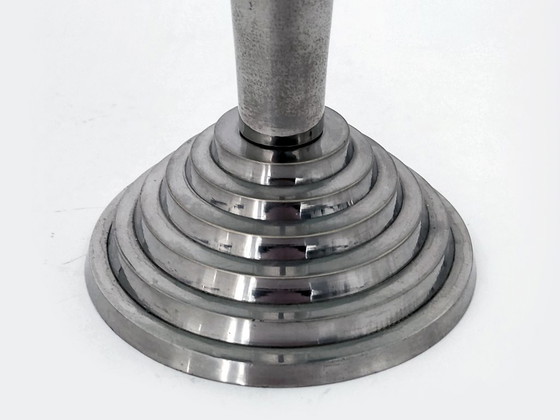 Candlestick Set Art Deco Bauhaus Era – Candle holders, Metal (photo 11 of 12)
