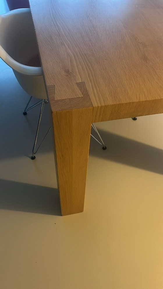 Image 1 of Elegante tavolo da pranzo moderno in ROVERE MASSELLO, 3 m x 1 m