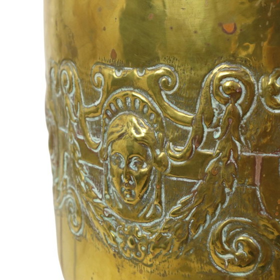 Image 1 of Antique Brass Jardinière Planter