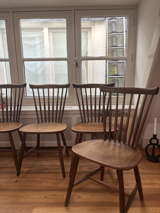 Image 1 of 4x Cees Braakman para sillones de listones Pastoe