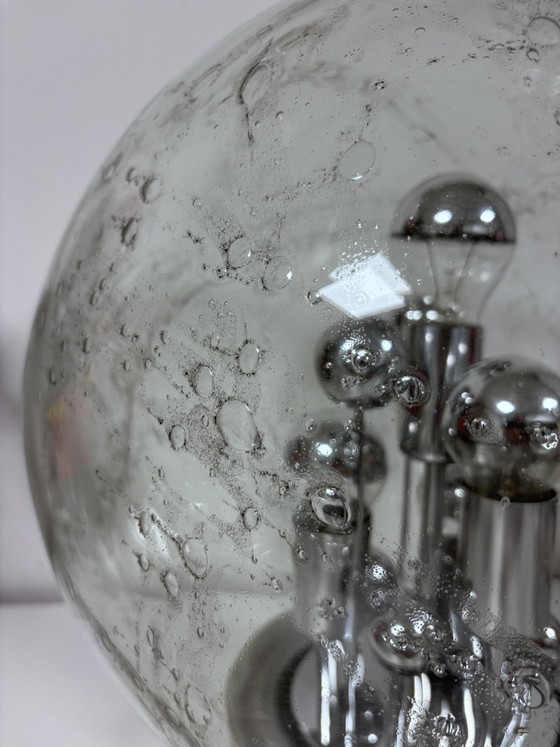 Originele Vintage Doria Leuchten 'Big Ball' Tafellamp Jaren 70 Space Age Klassieker – Tafellampen, Glass (photo 5 of 15)
