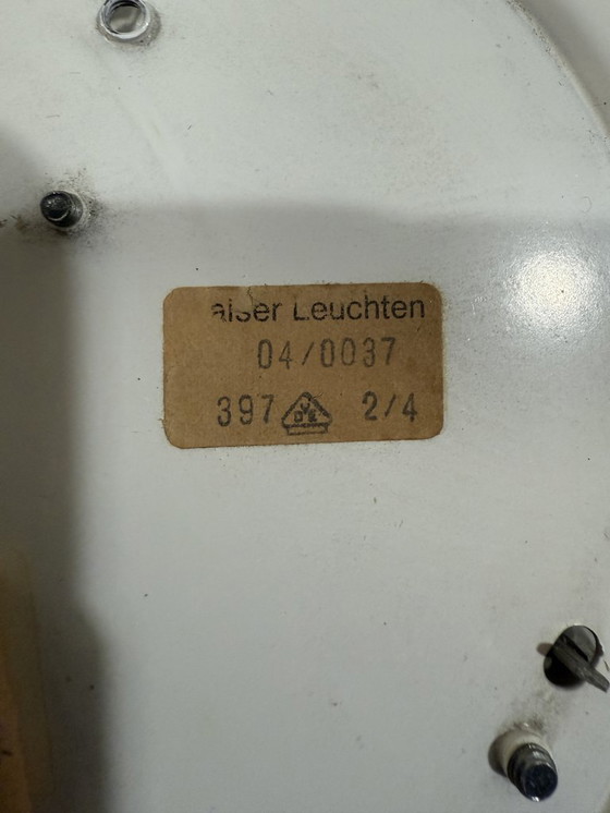 Image 1 of Appliques en verre glacé Kaiser Leuchten années 1960