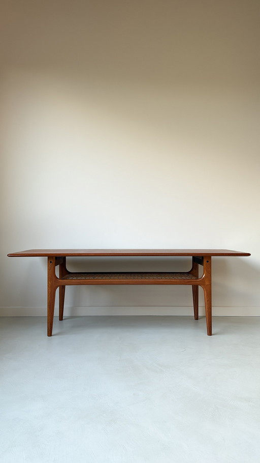 Trioh vintage teak houten salontafel