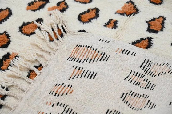 Alfombra bereber única hecha a mano decorada 200cmx300cm – Wool, Bohemian (photo 2 of 7)