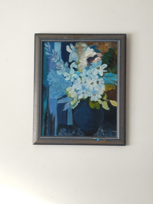 Flower bouquet painting