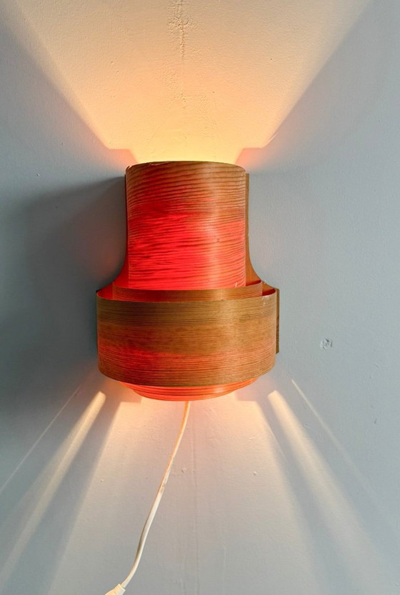 Image 1 of Hans Agne Jakobsson for Ellysett Markaryd, set of 2 wall lamps, Denmark, 1970s