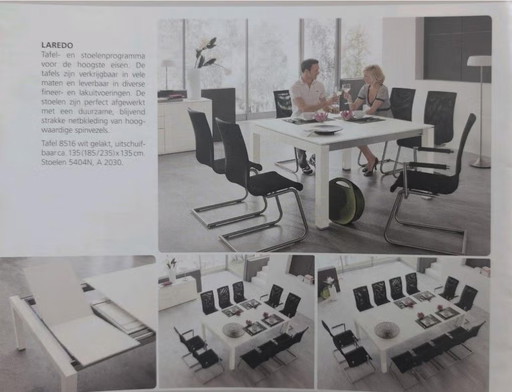 Extendable Musterring Laredo dining table 135x135/185/235cm