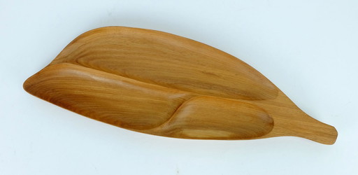 Bellissimo vassoio da portata a forma di pesce di metà secolo, design moderno danese degli anni '60