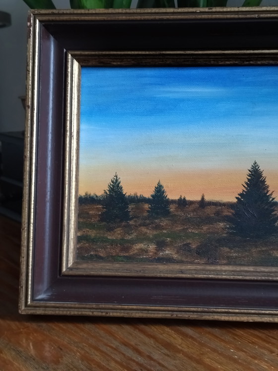 Image 1 of Huile sur Toile - École Liégeoise - Paysage 